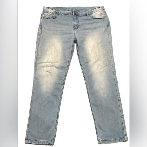 Mugsy Men's Light Stretch Blue Jeans Size 37/28.5 - Picture 2 of 8